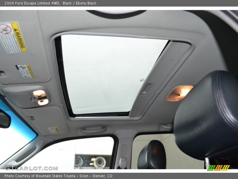 Black / Ebony Black 2004 Ford Escape Limited 4WD