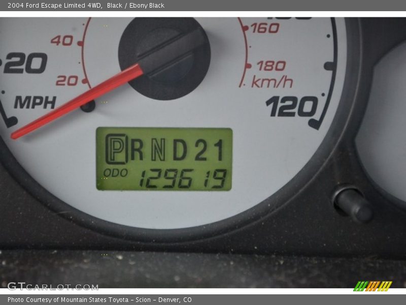Black / Ebony Black 2004 Ford Escape Limited 4WD
