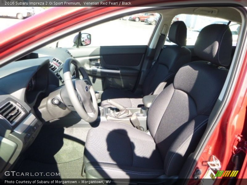 Venetian Red Pearl / Black 2016 Subaru Impreza 2.0i Sport Premium