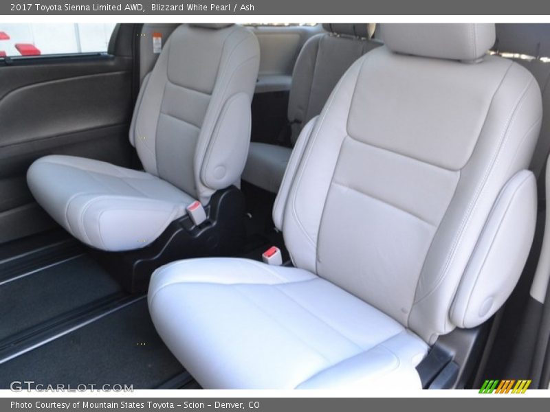 Rear Seat of 2017 Sienna Limited AWD