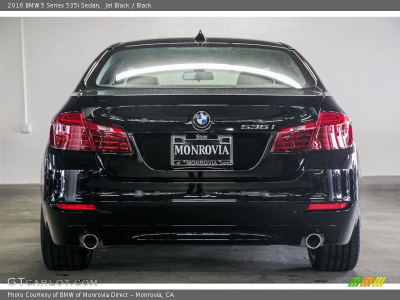 Jet Black / Black 2016 BMW 5 Series 535i Sedan