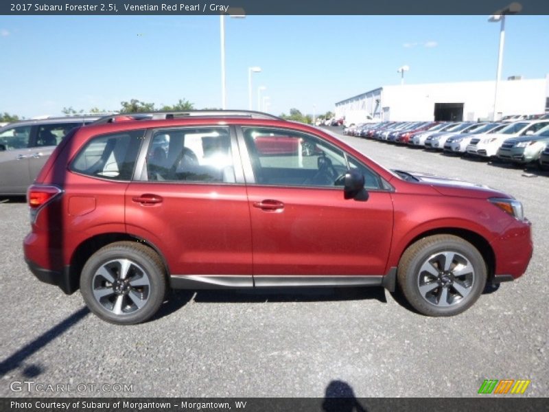 Venetian Red Pearl / Gray 2017 Subaru Forester 2.5i