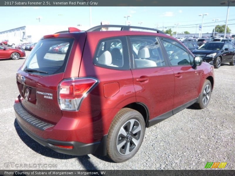Venetian Red Pearl / Gray 2017 Subaru Forester 2.5i