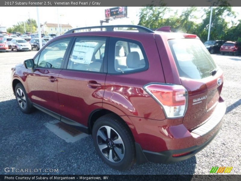 Venetian Red Pearl / Gray 2017 Subaru Forester 2.5i