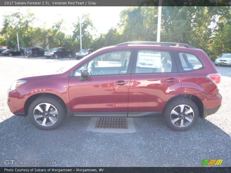 Venetian Red Pearl / Gray 2017 Subaru Forester 2.5i