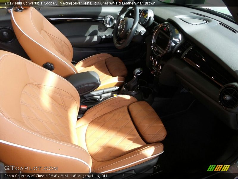  2017 Convertible Cooper Chesterfield Leather/Malt Brown Interior