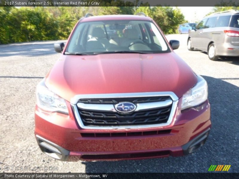 Venetian Red Pearl / Gray 2017 Subaru Forester 2.5i