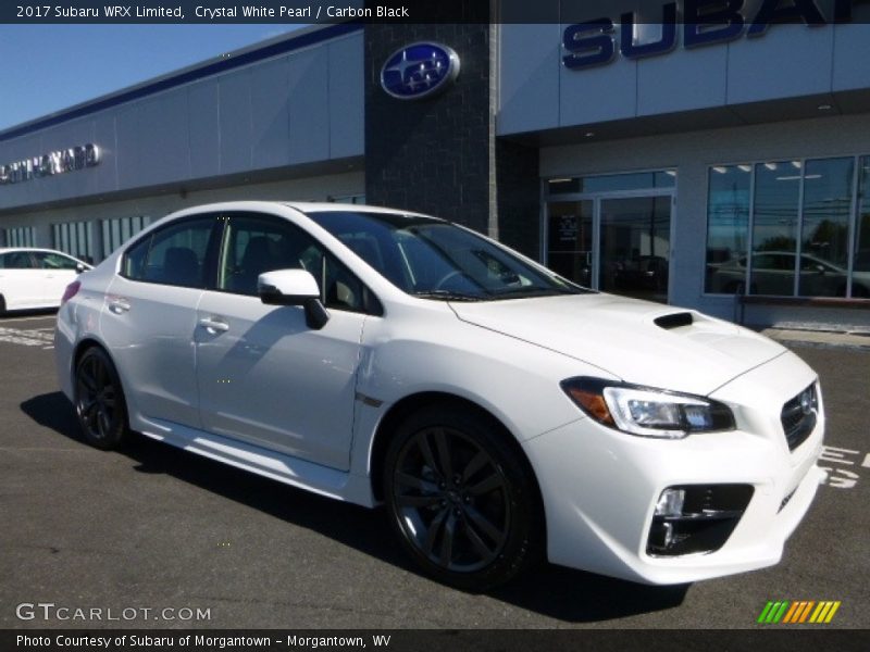 Crystal White Pearl / Carbon Black 2017 Subaru WRX Limited