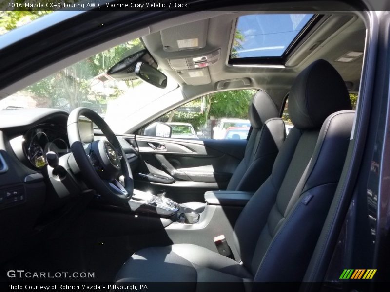 Machine Gray Metallic / Black 2016 Mazda CX-9 Touring AWD