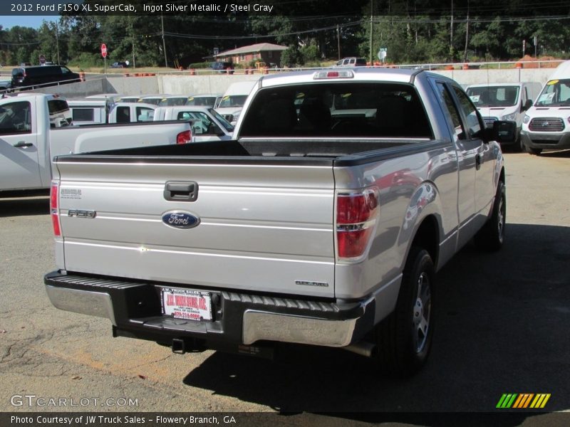 Ingot Silver Metallic / Steel Gray 2012 Ford F150 XL SuperCab