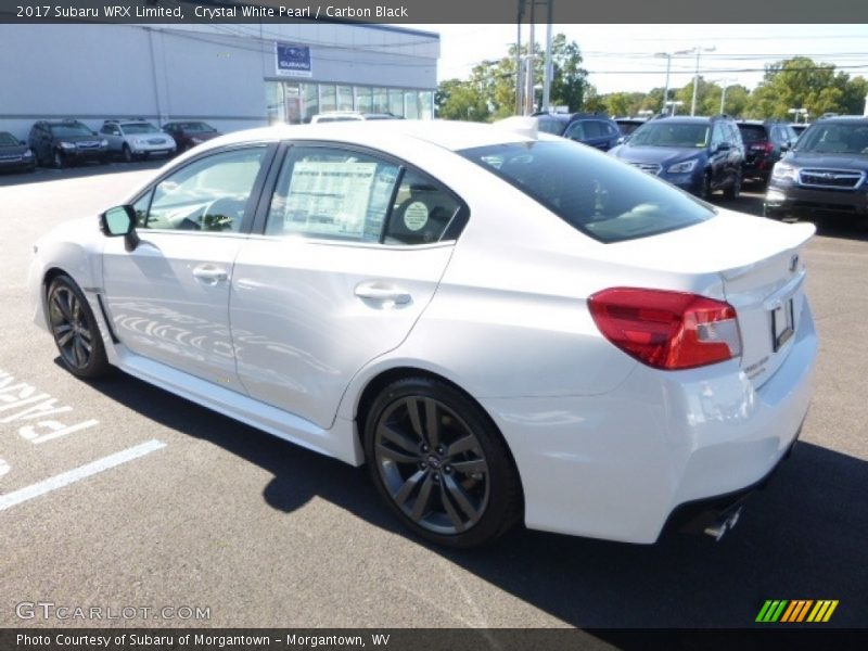 Crystal White Pearl / Carbon Black 2017 Subaru WRX Limited