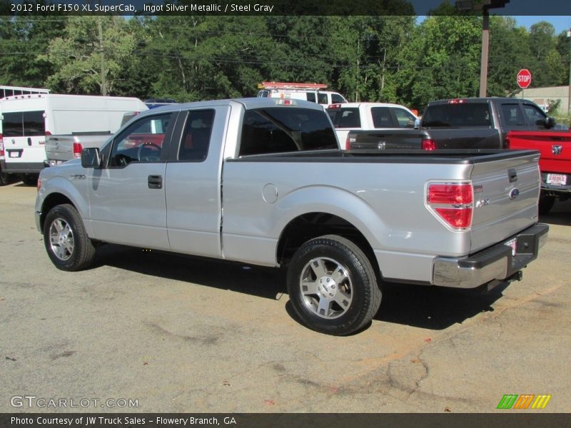 Ingot Silver Metallic / Steel Gray 2012 Ford F150 XL SuperCab