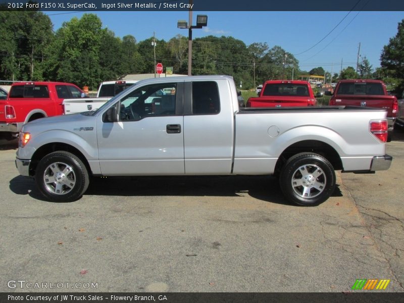 Ingot Silver Metallic / Steel Gray 2012 Ford F150 XL SuperCab