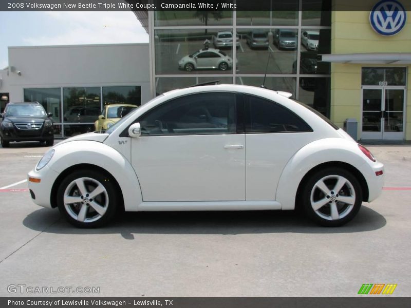 Campanella White / White 2008 Volkswagen New Beetle Triple White Coupe