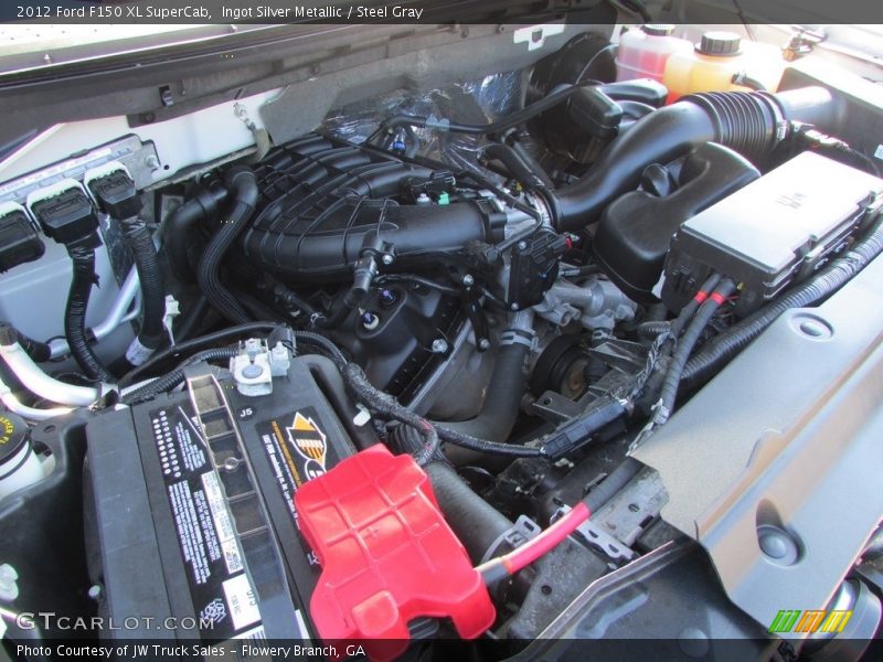 Ingot Silver Metallic / Steel Gray 2012 Ford F150 XL SuperCab