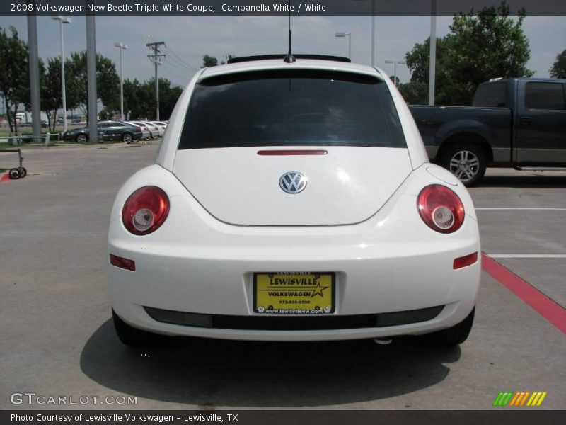 Campanella White / White 2008 Volkswagen New Beetle Triple White Coupe