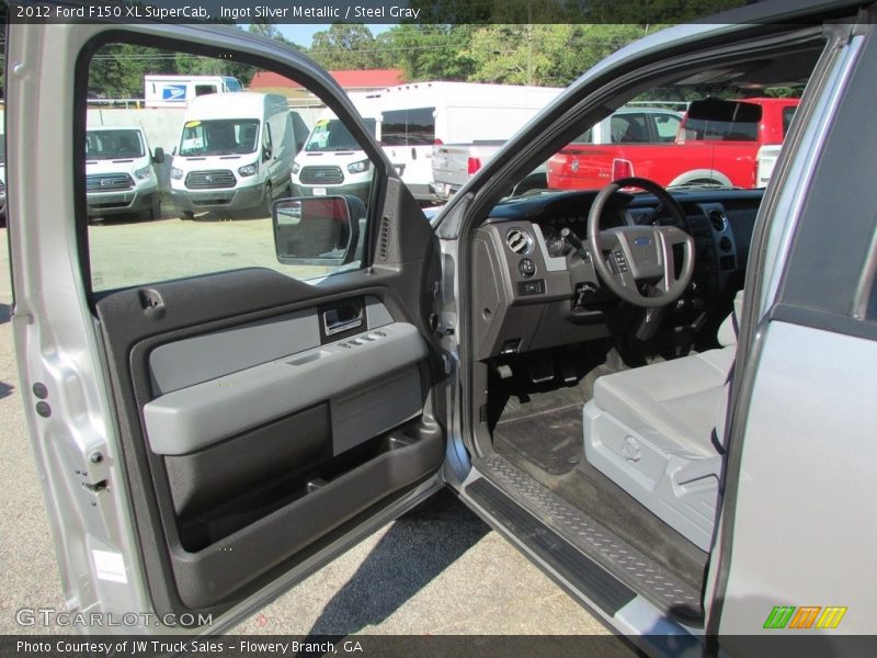 Ingot Silver Metallic / Steel Gray 2012 Ford F150 XL SuperCab