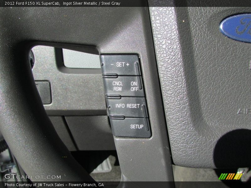 Ingot Silver Metallic / Steel Gray 2012 Ford F150 XL SuperCab