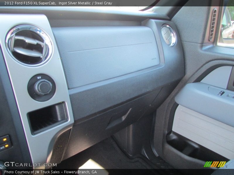 Ingot Silver Metallic / Steel Gray 2012 Ford F150 XL SuperCab