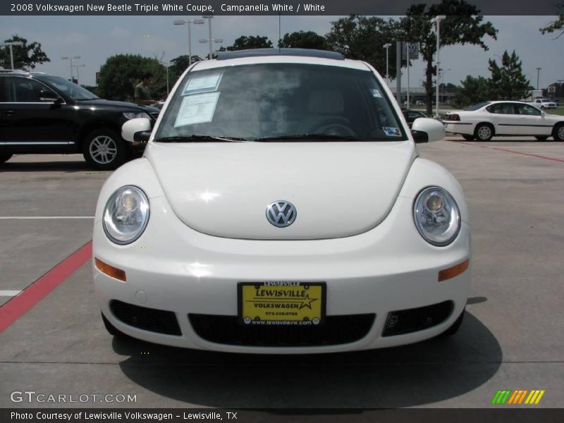 Campanella White / White 2008 Volkswagen New Beetle Triple White Coupe