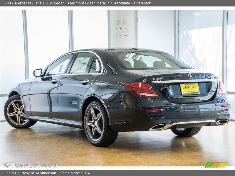 Piedmont Green Metallic / Macchiato Beige/Black 2017 Mercedes-Benz E 300 Sedan