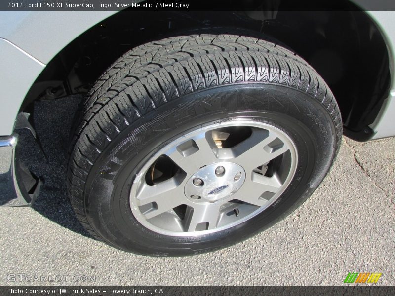 Ingot Silver Metallic / Steel Gray 2012 Ford F150 XL SuperCab