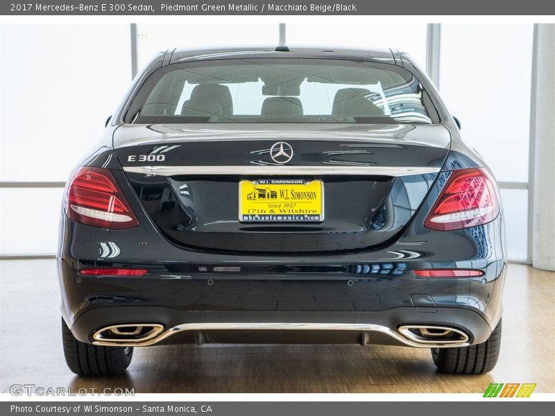 Piedmont Green Metallic / Macchiato Beige/Black 2017 Mercedes-Benz E 300 Sedan