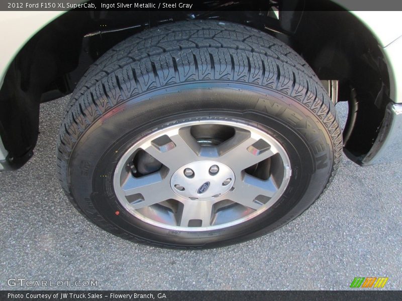 Ingot Silver Metallic / Steel Gray 2012 Ford F150 XL SuperCab
