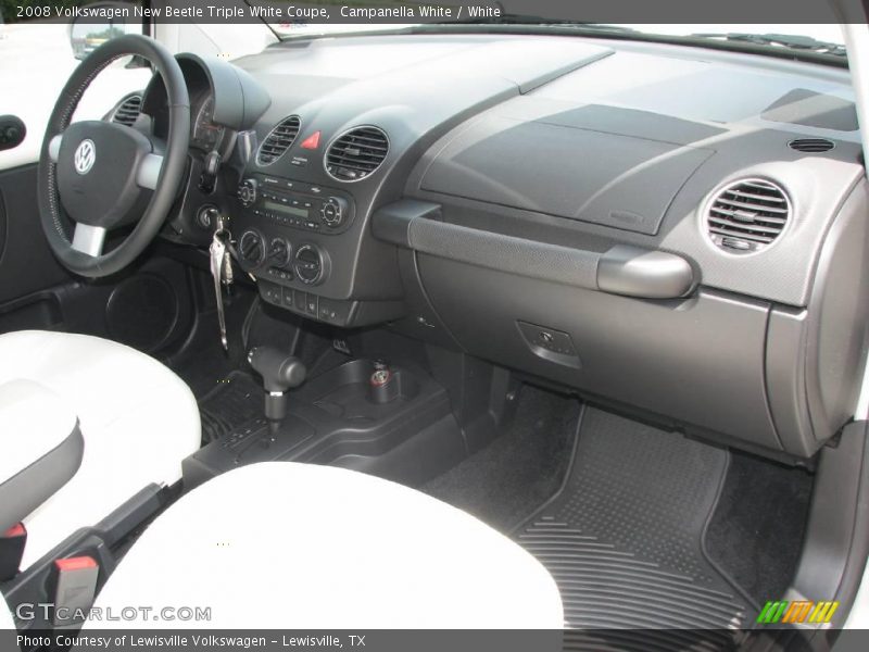 Campanella White / White 2008 Volkswagen New Beetle Triple White Coupe