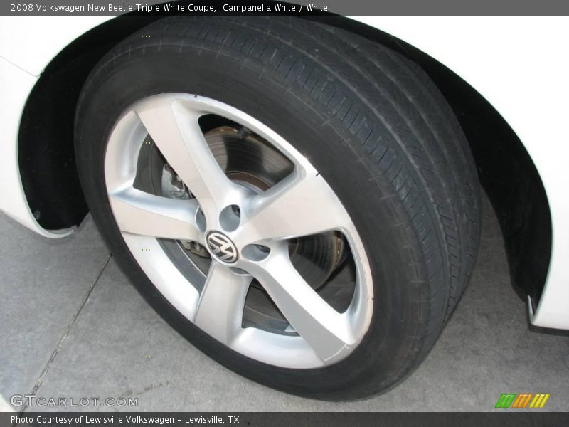 Campanella White / White 2008 Volkswagen New Beetle Triple White Coupe