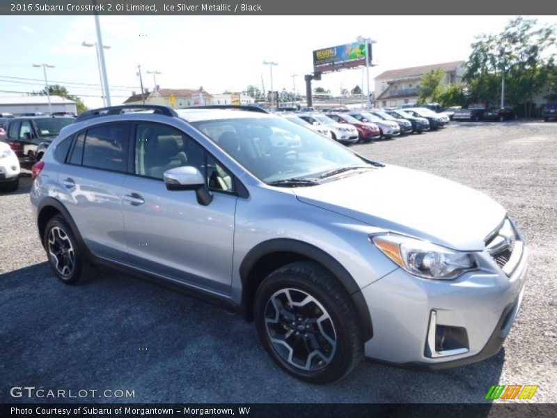 Ice Silver Metallic / Black 2016 Subaru Crosstrek 2.0i Limited