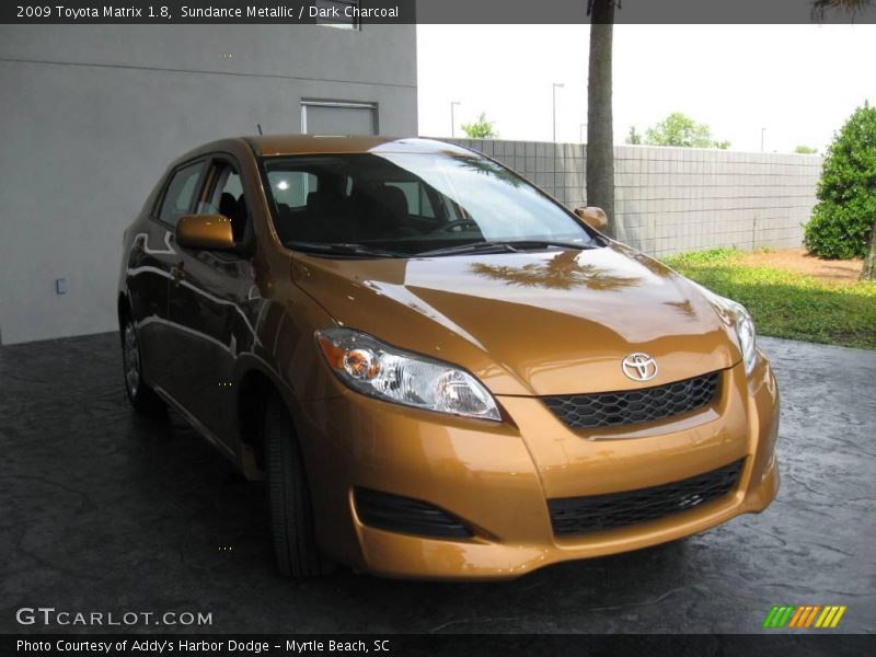 Sundance Metallic / Dark Charcoal 2009 Toyota Matrix 1.8