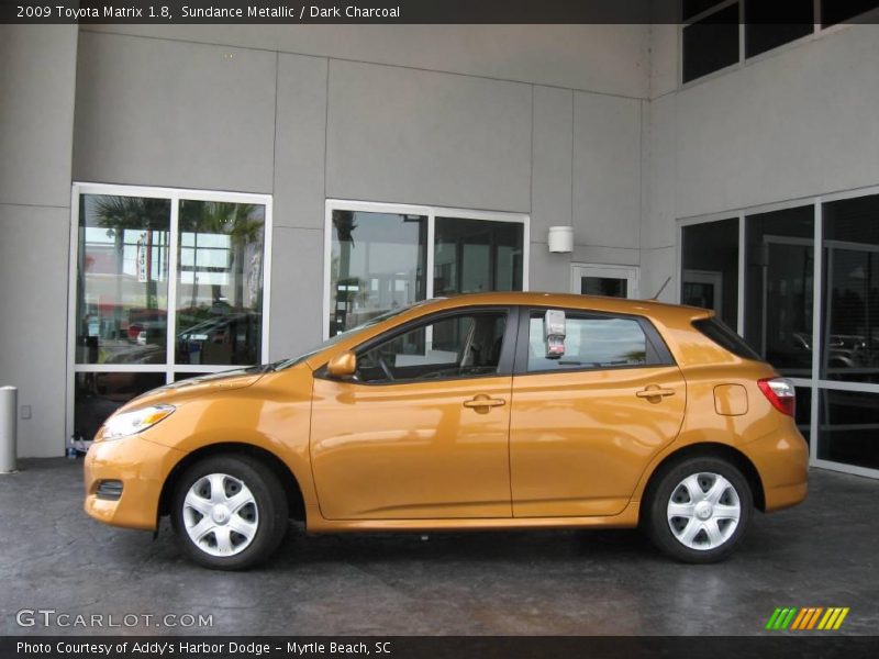 Sundance Metallic / Dark Charcoal 2009 Toyota Matrix 1.8