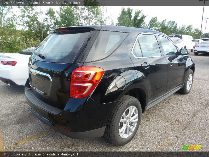 Black / Jet Black 2017 Chevrolet Equinox LS AWD