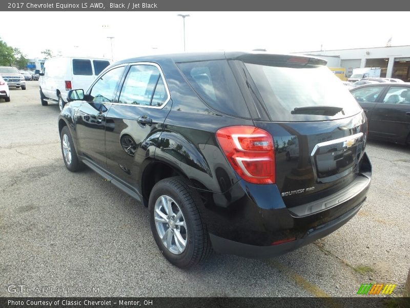 Black / Jet Black 2017 Chevrolet Equinox LS AWD