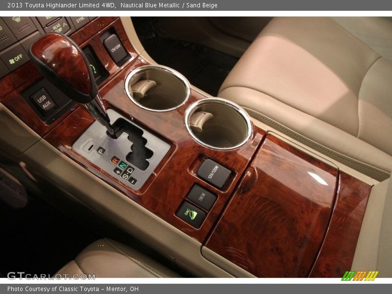 Nautical Blue Metallic / Sand Beige 2013 Toyota Highlander Limited 4WD