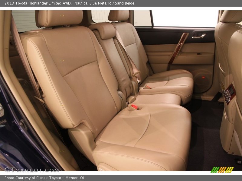 Nautical Blue Metallic / Sand Beige 2013 Toyota Highlander Limited 4WD