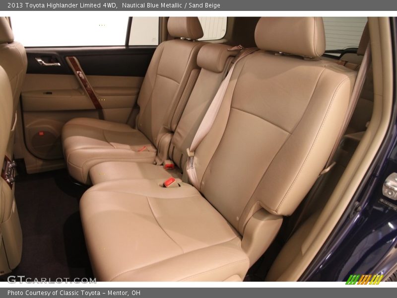 Nautical Blue Metallic / Sand Beige 2013 Toyota Highlander Limited 4WD