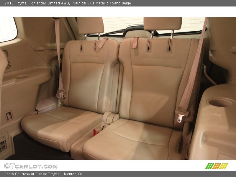 Nautical Blue Metallic / Sand Beige 2013 Toyota Highlander Limited 4WD