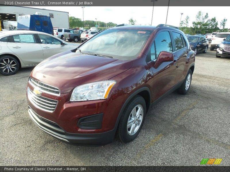 Crimson Metallic / Jet Black 2016 Chevrolet Trax LT