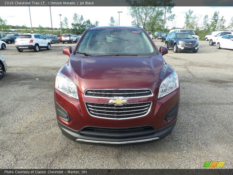 Crimson Metallic / Jet Black 2016 Chevrolet Trax LT
