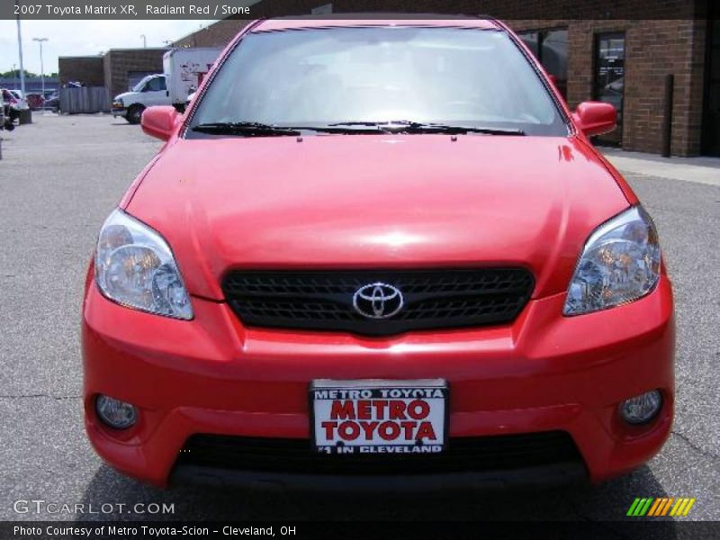 Radiant Red / Stone 2007 Toyota Matrix XR