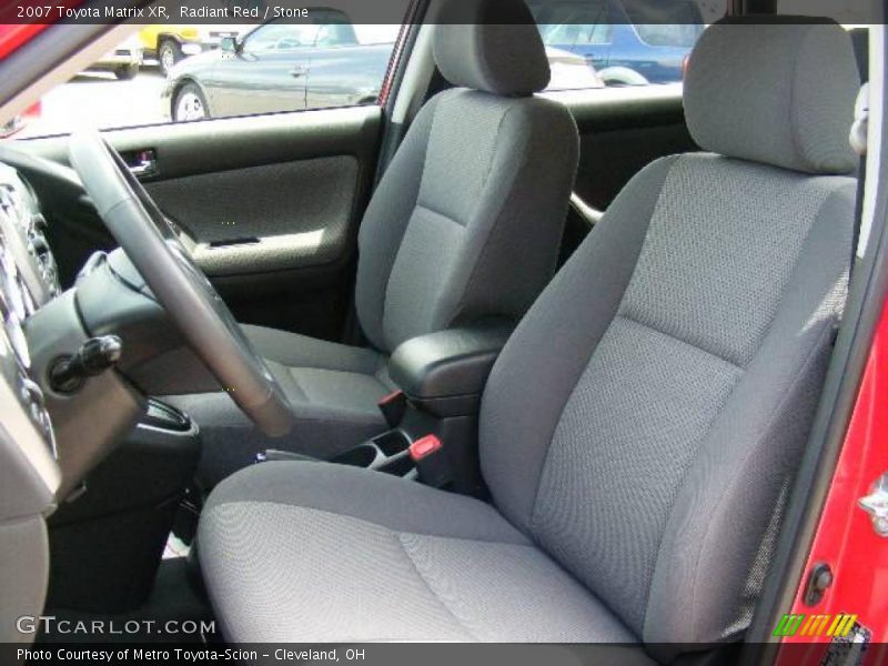 Radiant Red / Stone 2007 Toyota Matrix XR