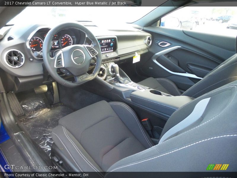  2017 Camaro LT Convertible Jet Black Interior