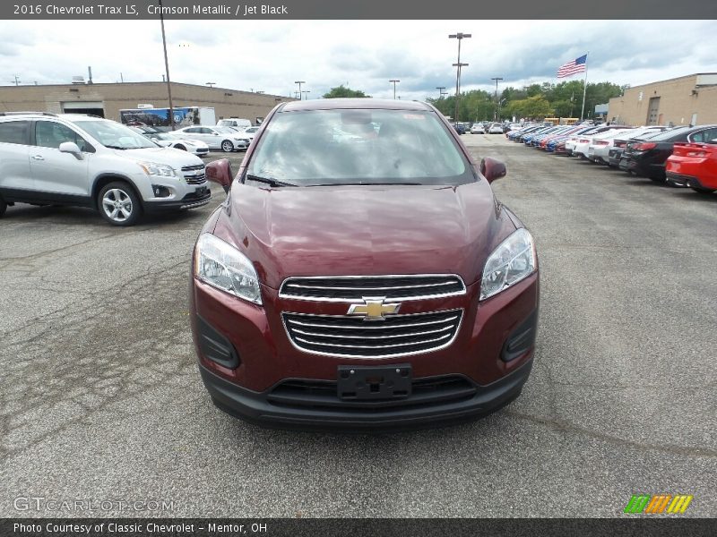 Crimson Metallic / Jet Black 2016 Chevrolet Trax LS