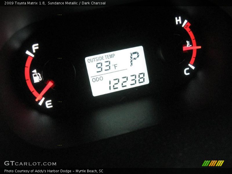 Sundance Metallic / Dark Charcoal 2009 Toyota Matrix 1.8