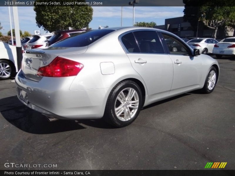 Liquid Platinum / Stone 2013 Infiniti G 37 Journey Sedan