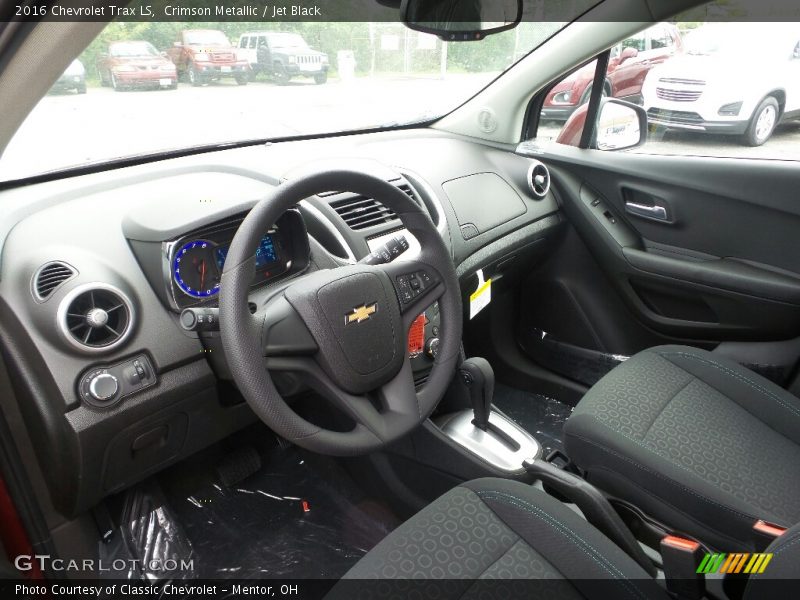 Crimson Metallic / Jet Black 2016 Chevrolet Trax LS