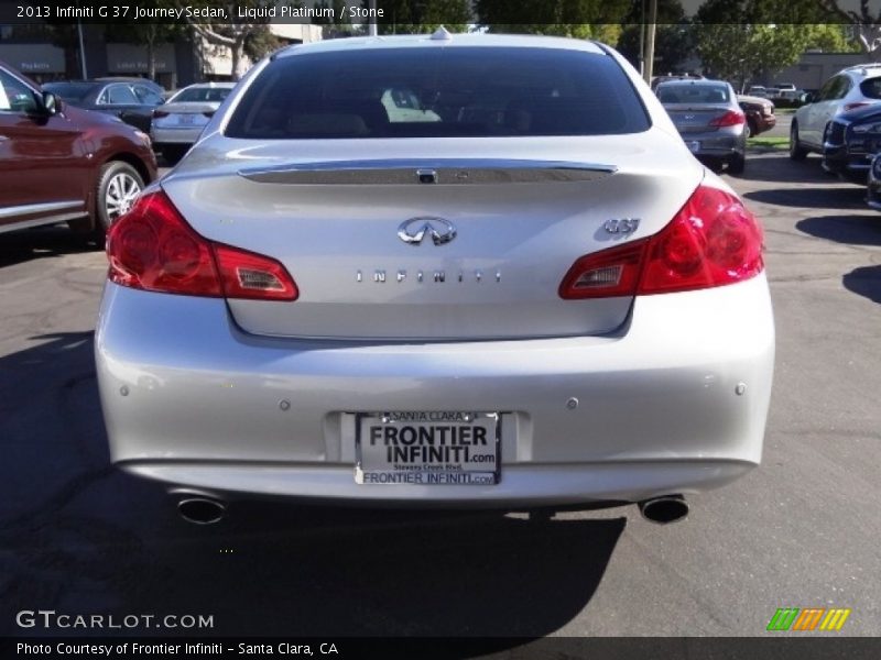 Liquid Platinum / Stone 2013 Infiniti G 37 Journey Sedan