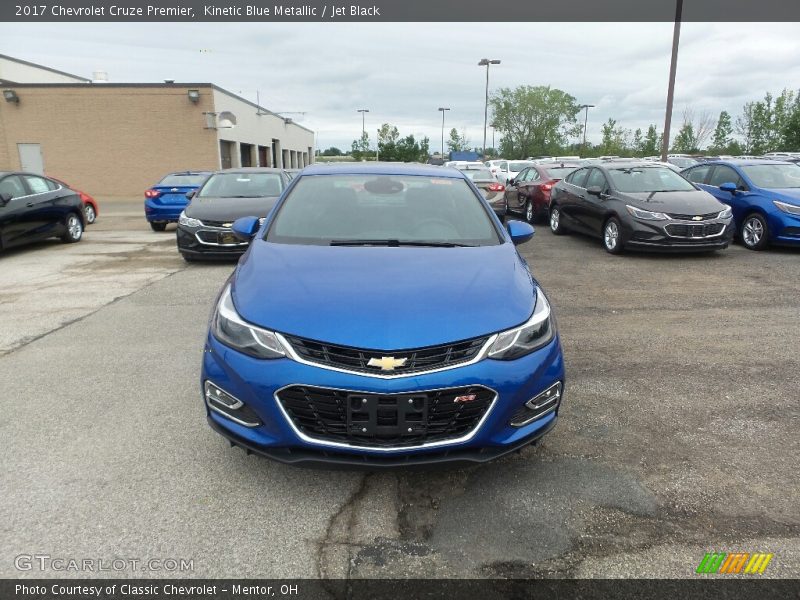 Kinetic Blue Metallic / Jet Black 2017 Chevrolet Cruze Premier